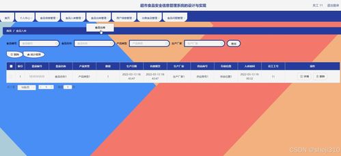 java vue计算机毕设超市食品安全信息管理系统的设计与实现