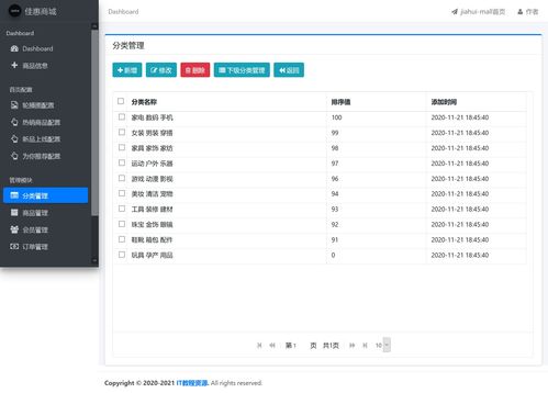 基于springboot网上购物商城系统设计与实现